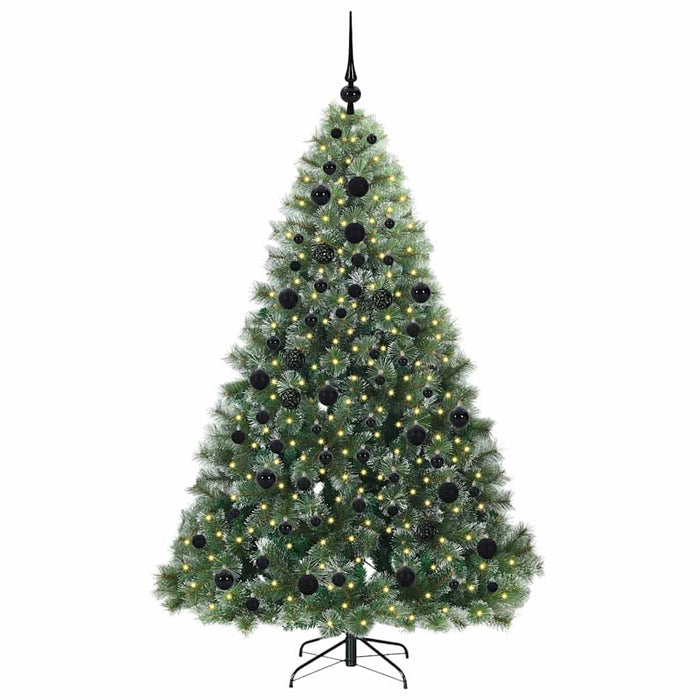 Albero di Natale artificiale con 300 LED Verde 180 cm PE e PVC 3397849