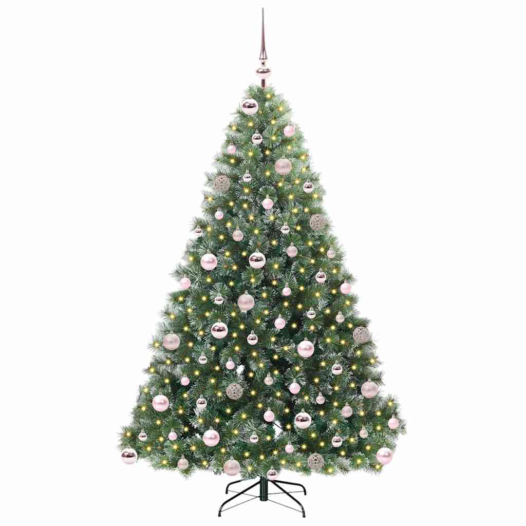 Albero di Natale artificiale con 300 LED Verde 180 cm PE e PVC 3397850