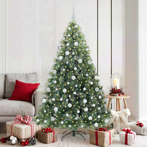 Albero di Natale artificiale con 300 LED Verde 180 cm PE e PVC 3397851