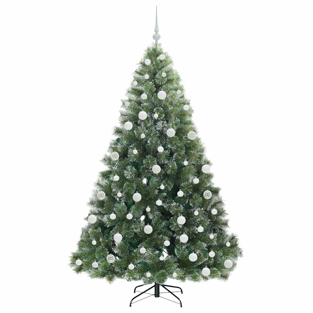 Albero di Natale artificiale con 300 LED Verde 180 cm PE e PVC 3397851