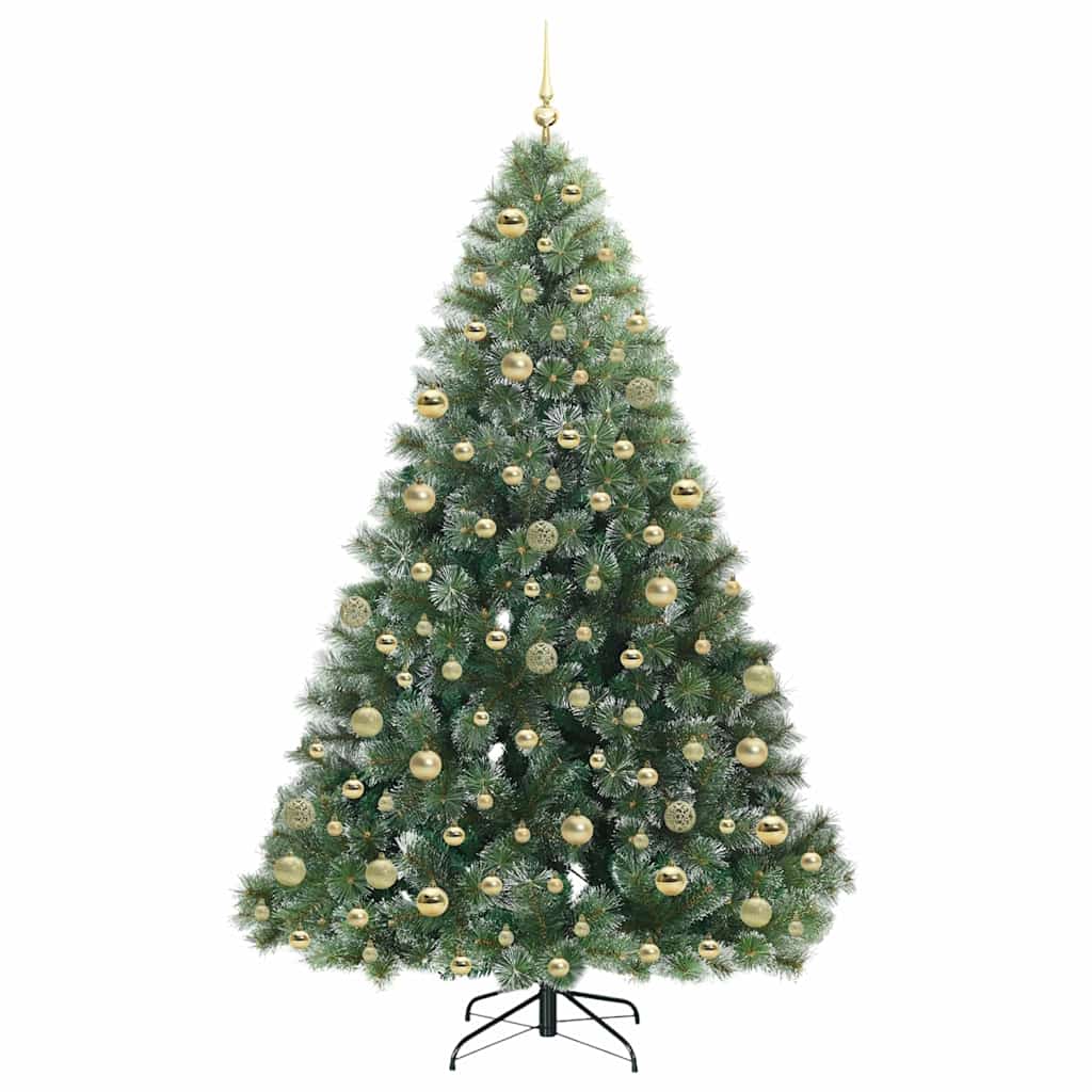 Albero di Natale artificiale con 300 LED Verde 180 cm PE e PVC 3397852