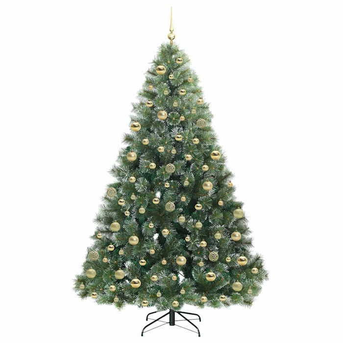 Albero di Natale artificiale con 300 LED Verde 180 cm PE e PVC 3397852
