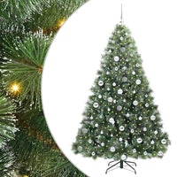 Albero di Natale artificiale con 300 LED Verde 180 cm PE e PVC 3397853