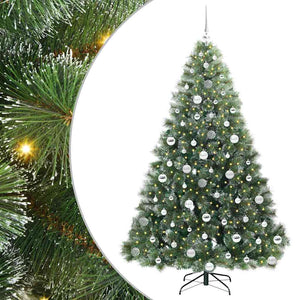 Albero di Natale artificiale con 300 LED Verde 180 cm PE e PVC 3397853