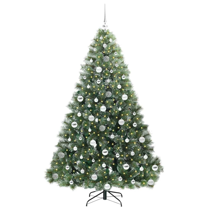 Albero di Natale artificiale con 300 LED Verde 180 cm PE e PVC 3397853