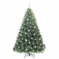Albero di Natale artificiale con 300 LED Verde 180 cm PE e PVC 3397853