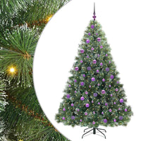 Albero di Natale artificiale con 300 LED Verde 180 cm PE e PVC 3397854