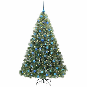 Albero di Natale artificiale con 300 LED Verde 180 cm PE e PVC 3397855