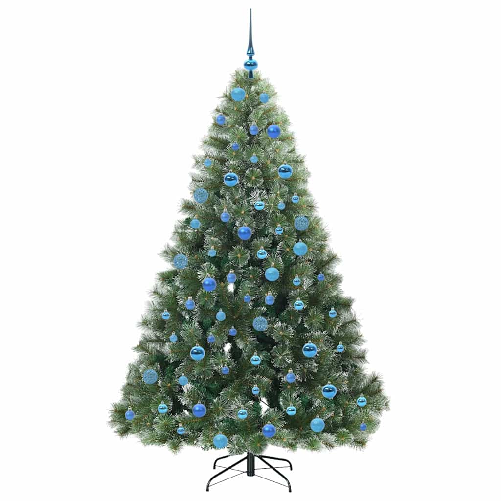 Albero di Natale artificiale con 300 LED Verde 180 cm PE e PVC 3397855