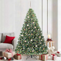 Albero di Natale artificiale con 300 LED Verde 210 cm PE e PVC 3397859