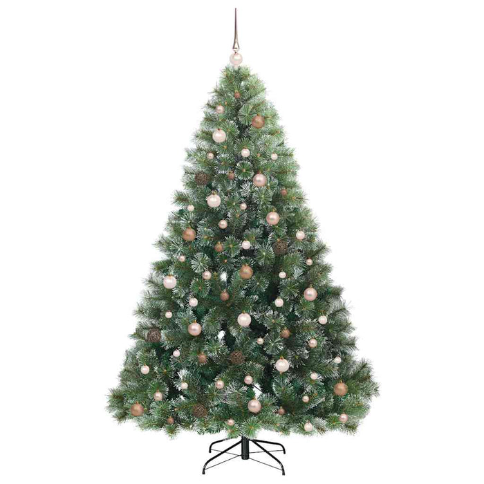 Albero di Natale artificiale con 300 LED Verde 210 cm PE e PVC 3397859