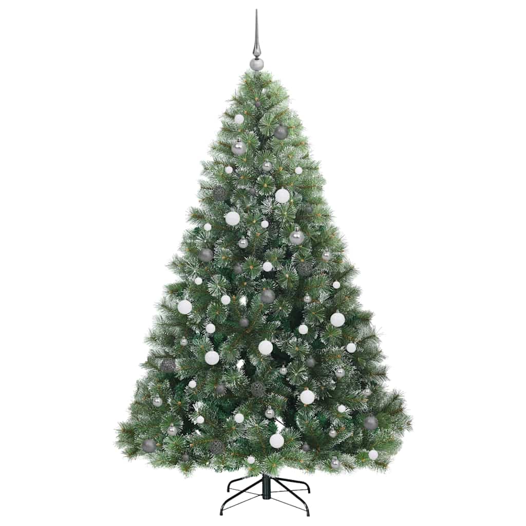 Albero di Natale artificiale con 300 LED Verde 210 cm PE e PVC 3397860