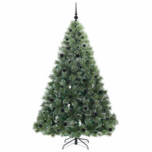 Albero di Natale artificiale con 300 LED Verde 210 cm PE e PVC 3397862