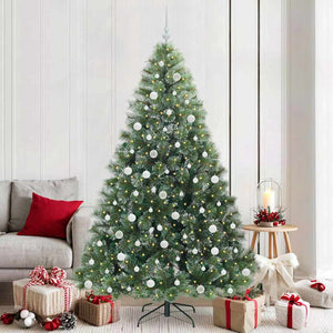 Albero di Natale artificiale con 300 LED Verde 210 cm PE e PVC 3397864