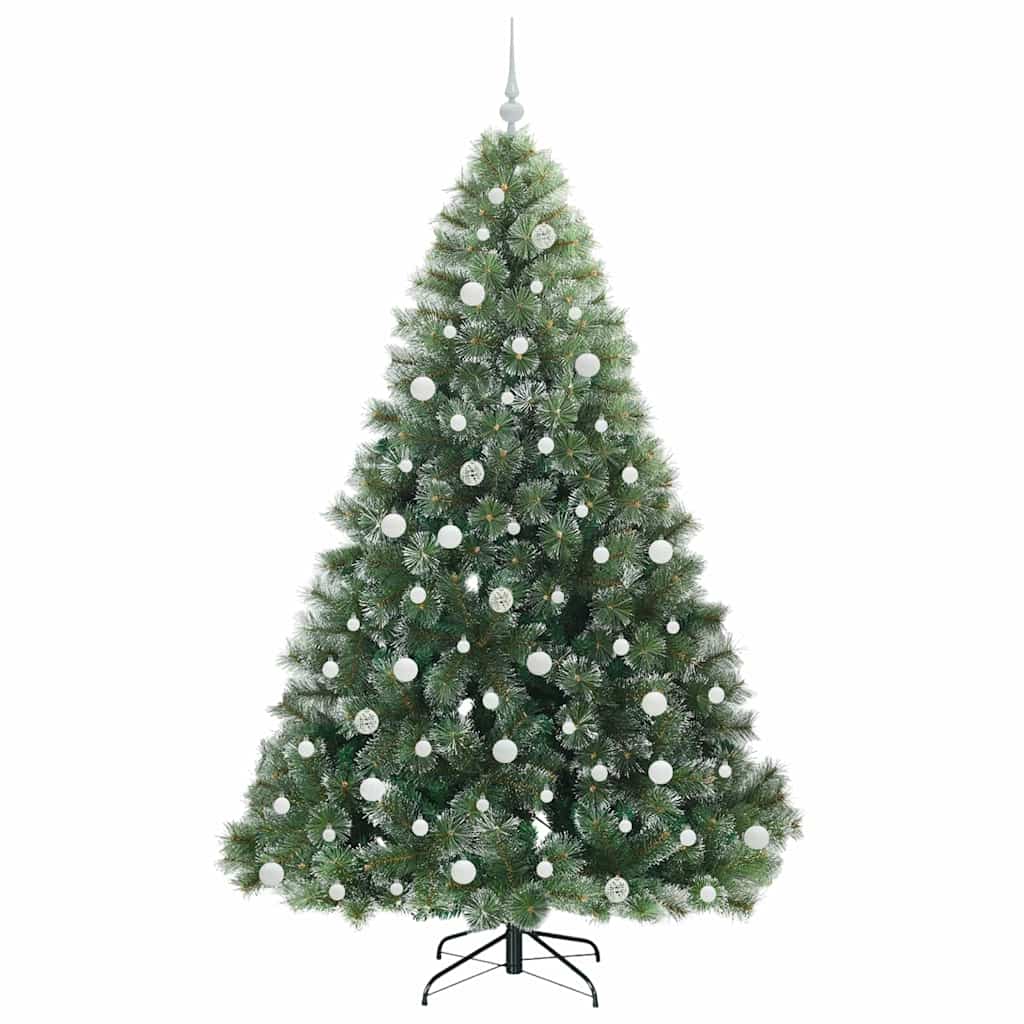 Albero di Natale artificiale con 300 LED Verde 210 cm PE e PVC 3397864