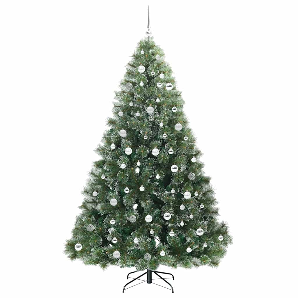 Albero di Natale artificiale con 300 LED Verde 210 cm PE e PVC 3397866
