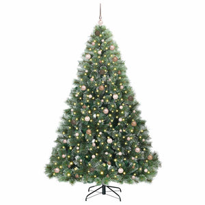 Albero di Natale artificiale con 300 LED Verde 240 cm PE e PVC 3397872