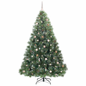 Albero di Natale artificiale con 300 LED Verde 240 cm PE e PVC 3397872