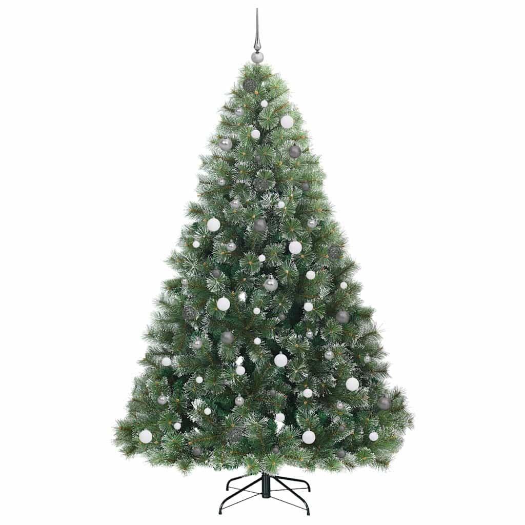 Albero di Natale artificiale con 300 LED Verde 240 cm PE e PVC 3397873