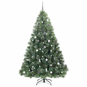 Albero di Natale artificiale con 300 LED Verde 240 cm PE e PVC 3397873