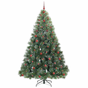 Albero di Natale artificiale con 300 LED Verde 240 cm PE e PVC 3397874