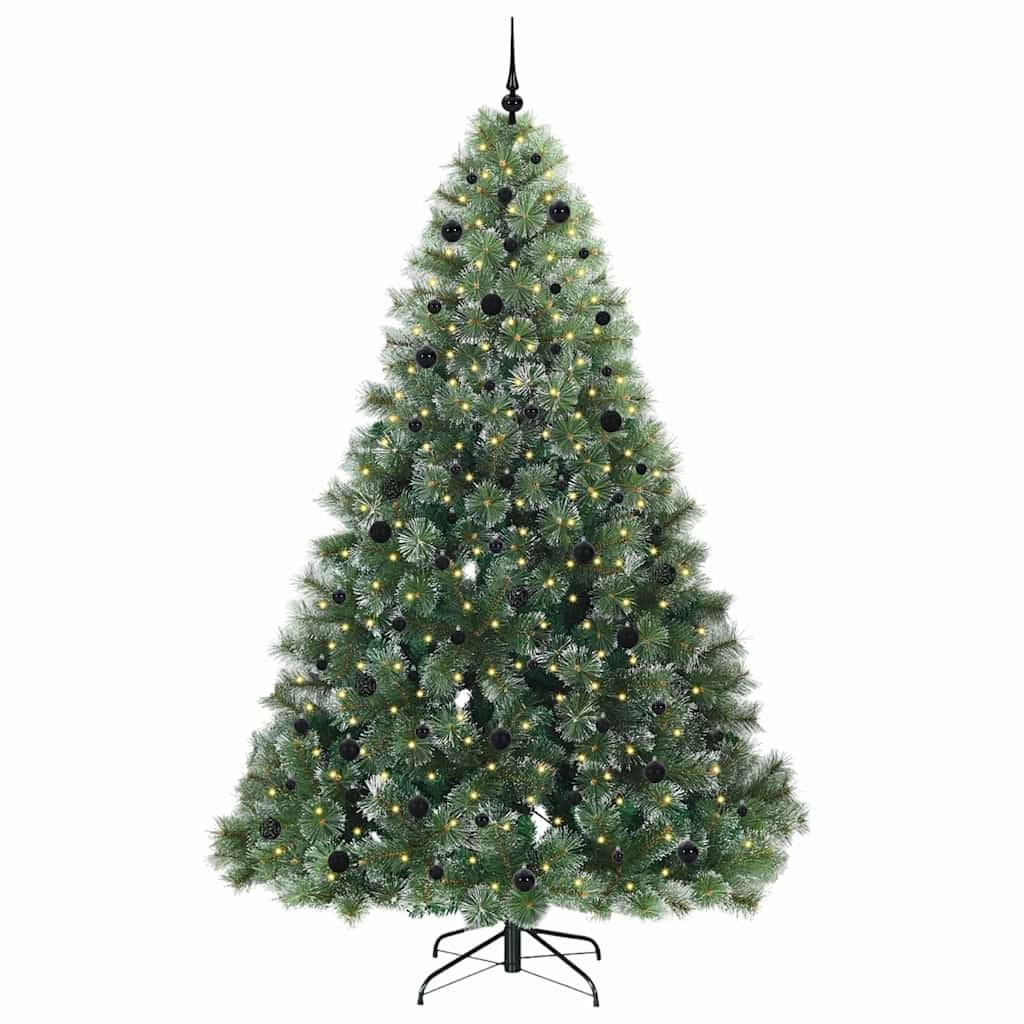 Albero di Natale artificiale con 300 LED Verde 240 cm PE e PVC 3397875