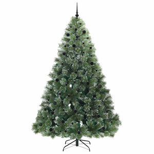 Albero di Natale artificiale con 300 LED Verde 240 cm PE e PVC 3397875