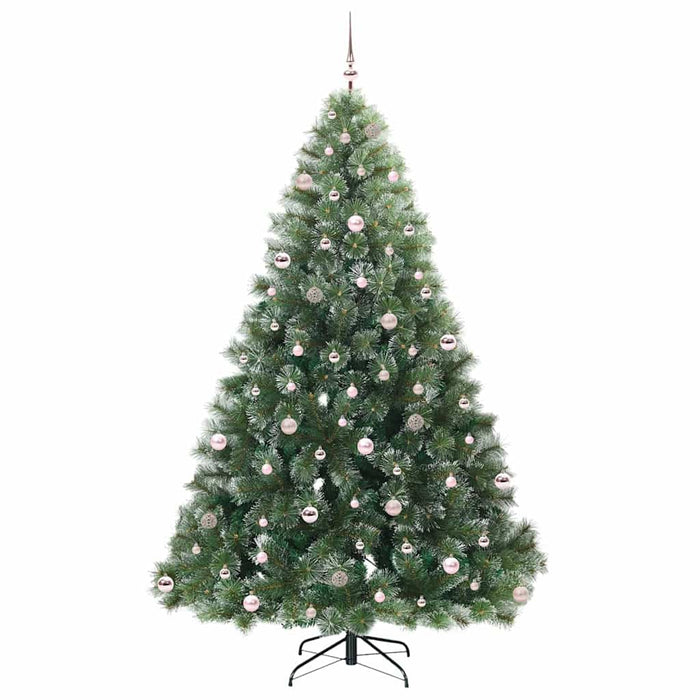 Albero di Natale artificiale con 300 LED Verde 240 cm PE e PVC 3397876