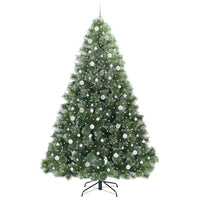 Albero di Natale artificiale con 300 LED Verde 240 cm PE e PVC 3397877
