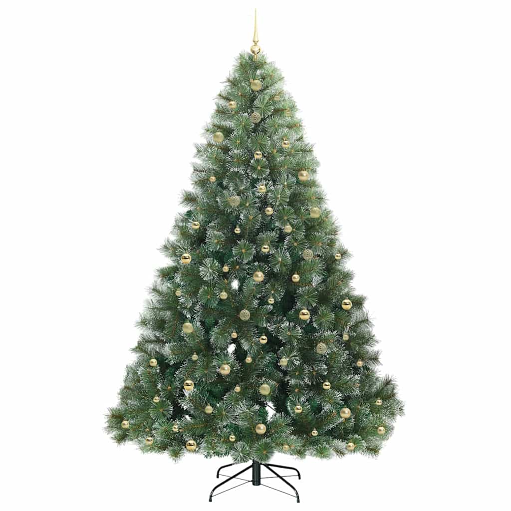 Albero di Natale artificiale con 300 LED Verde 240 cm PE e PVC 3397878