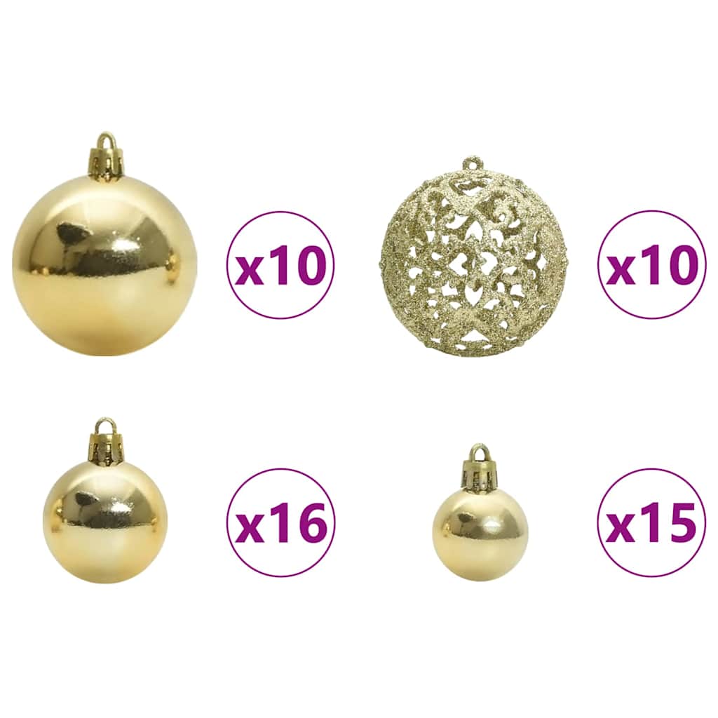 Albero di Natale artificiale con 300 LED Verde 240 cm PE e PVC 3397878