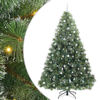 Albero di Natale artificiale con 300 LED Verde 240 cm PE e PVC 3397879