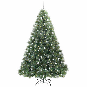 Albero di Natale artificiale con 300 LED Verde 240 cm PE e PVC 3397879