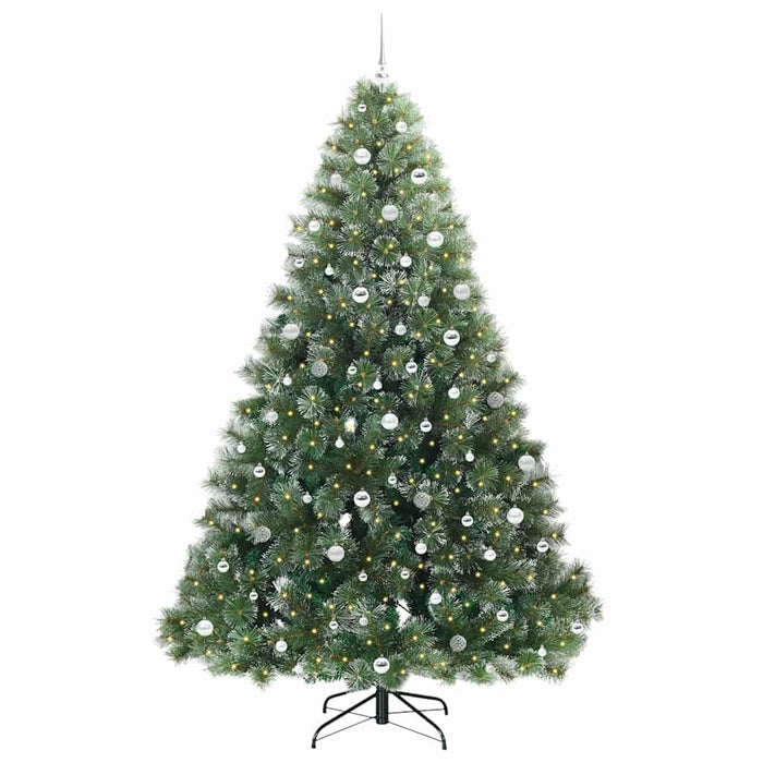 Albero di Natale artificiale con 300 LED Verde 240 cm PE e PVC 3397879