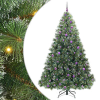 Albero di Natale artificiale con 300 LED Verde 240 cm PE e PVC 3397880