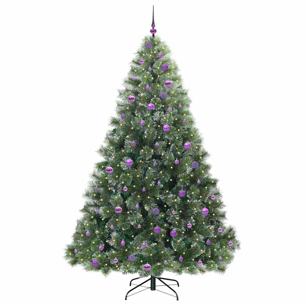 Albero di Natale artificiale con 300 LED Verde 240 cm PE e PVC 3397880