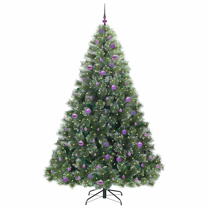 Albero di Natale artificiale con 300 LED Verde 240 cm PE e PVC 3397880