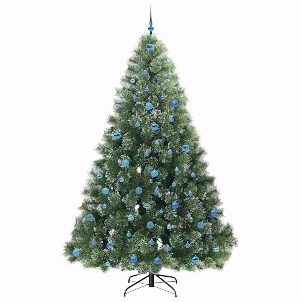 Albero di Natale artificiale con 300 LED Verde 240 cm PE e PVC 3397881