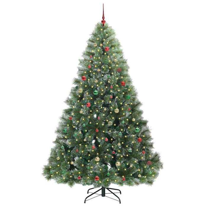 Albero di Natale artificiale con 300 LED Verde 240 cm PE e PVC 3397882