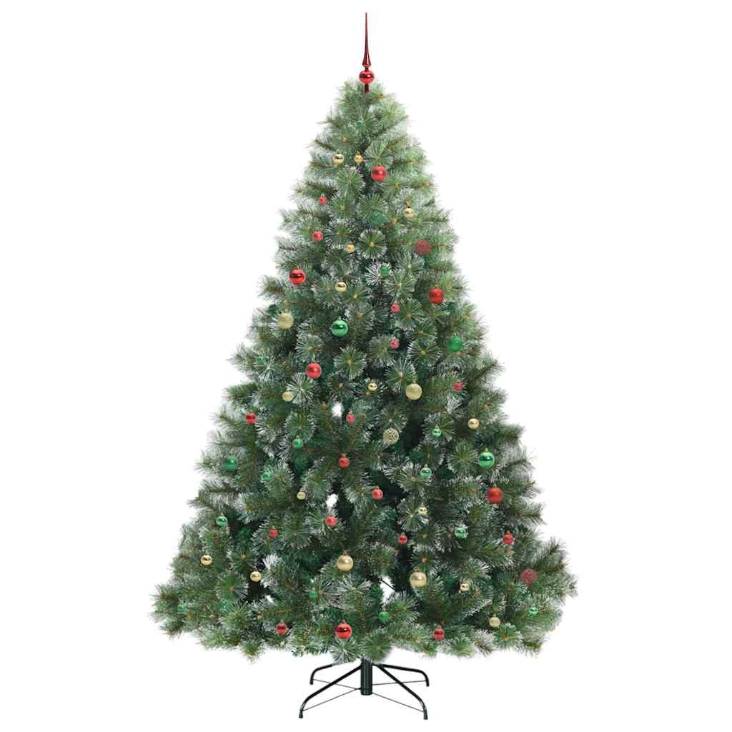Albero di Natale artificiale con 300 LED Verde 240 cm PE e PVC 3397882