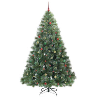 Albero di Natale artificiale con 300 LED Verde 240 cm PE e PVC 3397882