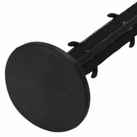 vidaXL Picchetti in plastica 500 pcs Nero 3 x 11 cm Plastica