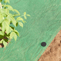 vidaXL Picchetti in plastica 500 pcs Nero 3 x 11 cm Plastica