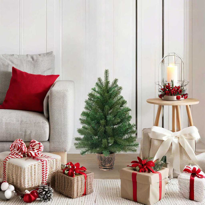 Albero di Natale artificiale Verde 75 cm PVC, PE e acciaio 42018730