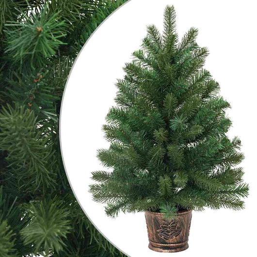 Albero di Natale artificiale Verde 75 cm PVC, PE e acciaio 42018730