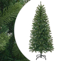 Albero di Natale Artificiale-Albero Natalizio Verde 120 cm PVC, PE e acciaio