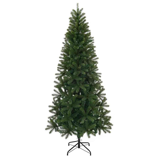 Albero di Natale Artificiale-Albero Natalizio Verde 180 cm PVC, PE e acciaio