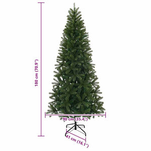 Albero di Natale artificiale Verde 180 cm PVC, PE e acciaio 42018734