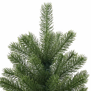 Albero di Natale Artificiale-Albero Natalizio Verde 240 cm PVC, PE e acciaio