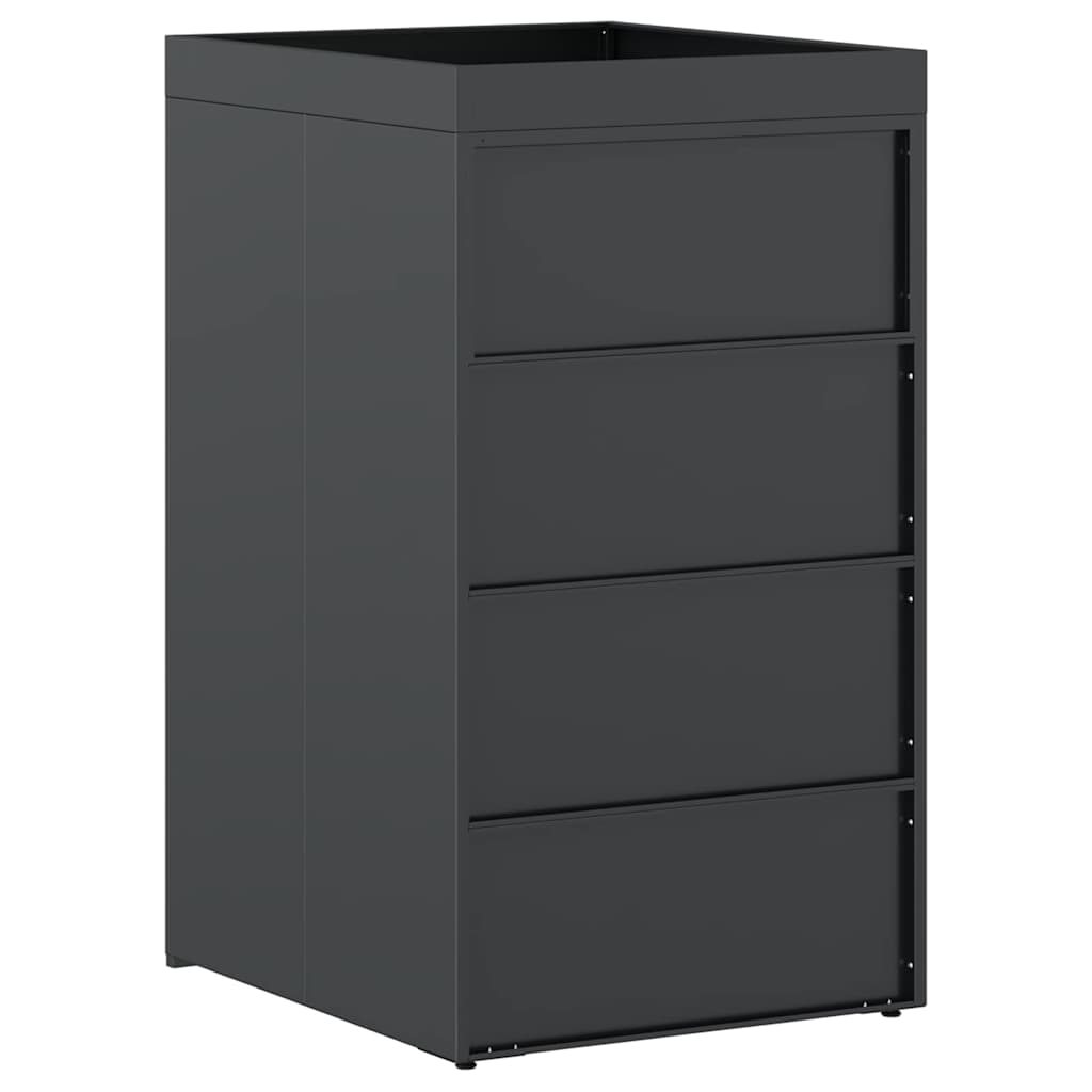 Deposito per bidone con tetto da fioriera per bidone singolo da 240L 42018677